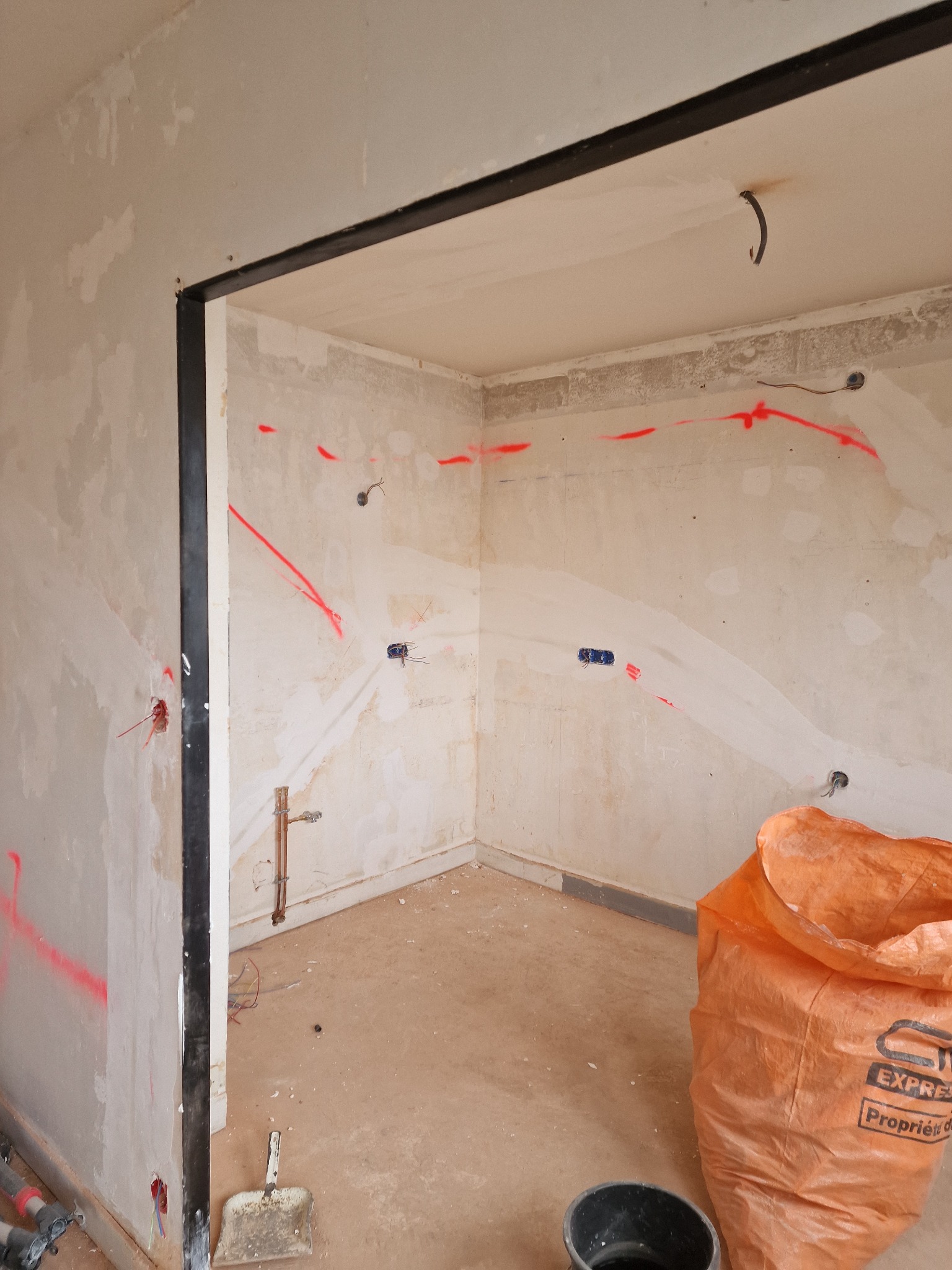 Rénovation électrique – câblage en cours